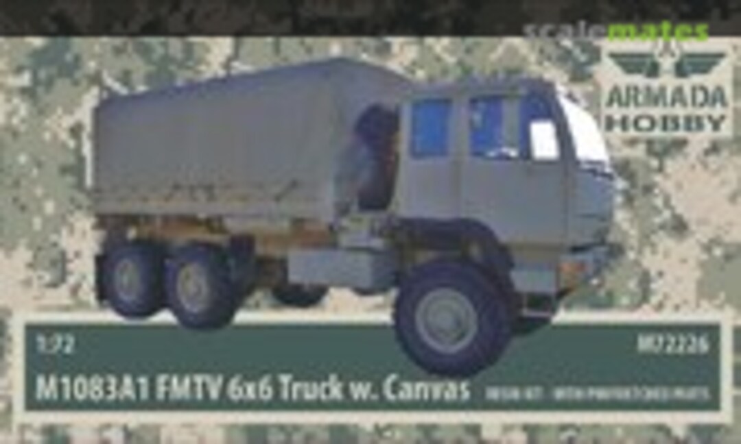 1:72 M1083A1 5ton FMTV US 6x6 truck w/canvas (resin kit &amp; PE set) (Armada Hobby M72226)