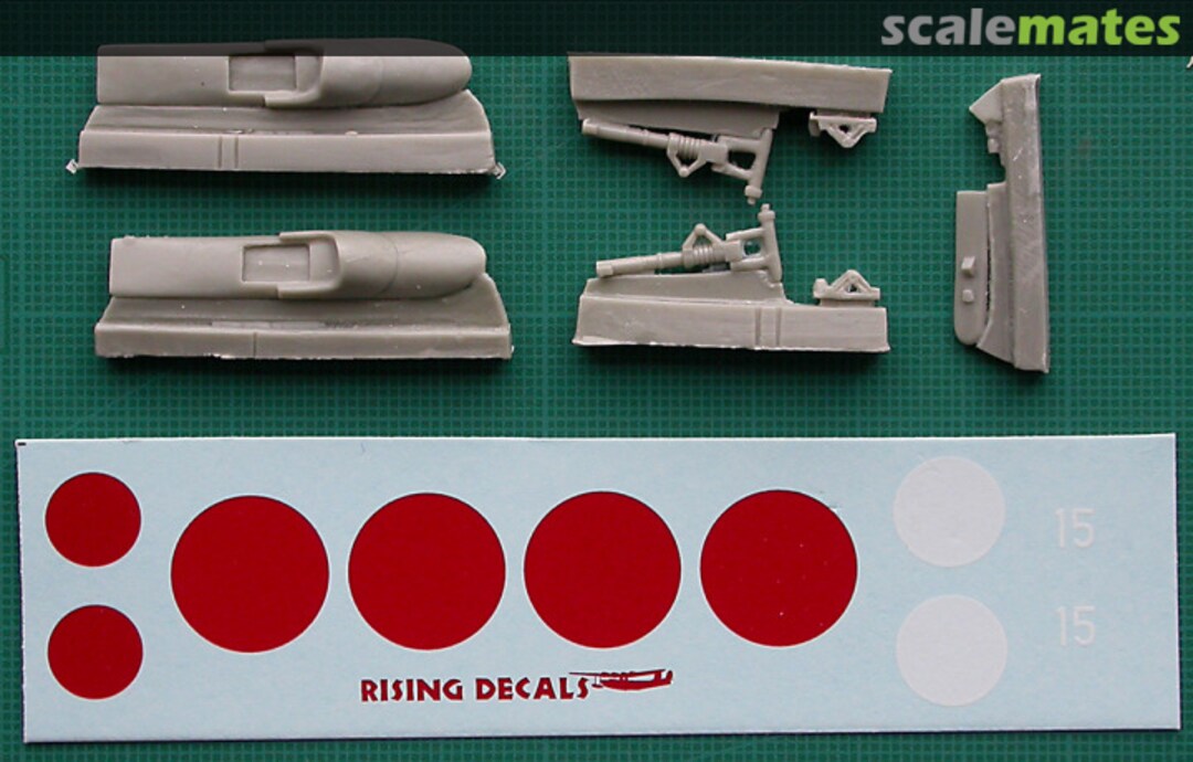 Contents Ski Undercarriage for Ki-61-I Hei Acr-005 Rising Decals