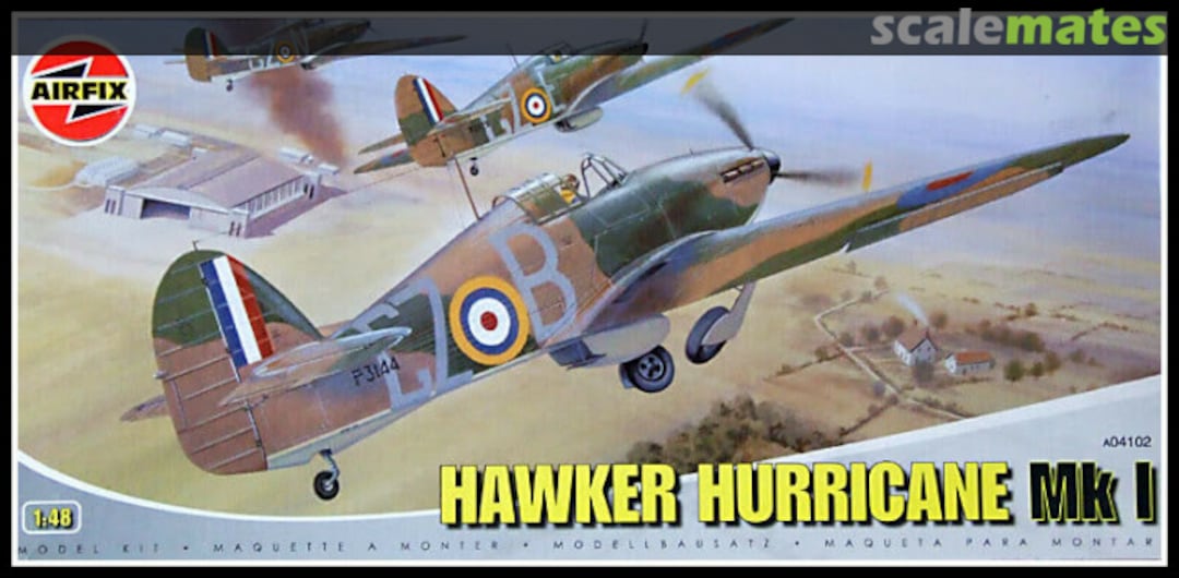 Boxart Hawker Hurricane Mk I A04102 Airfix