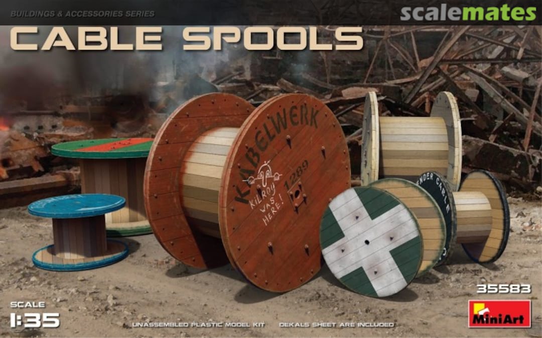 Boxart Cable Spools 35583 MiniArt