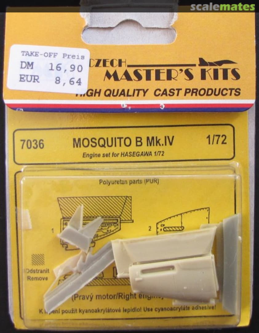 Boxart Mosquito B Mk.IV Engine set 7036 CMK