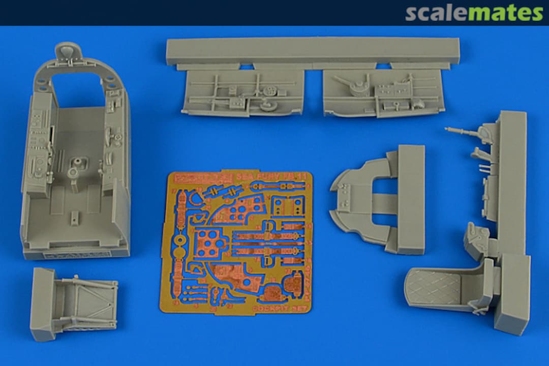 Boxart Hawker Sea Fury FB.11 cockpit set 4746 Aires
