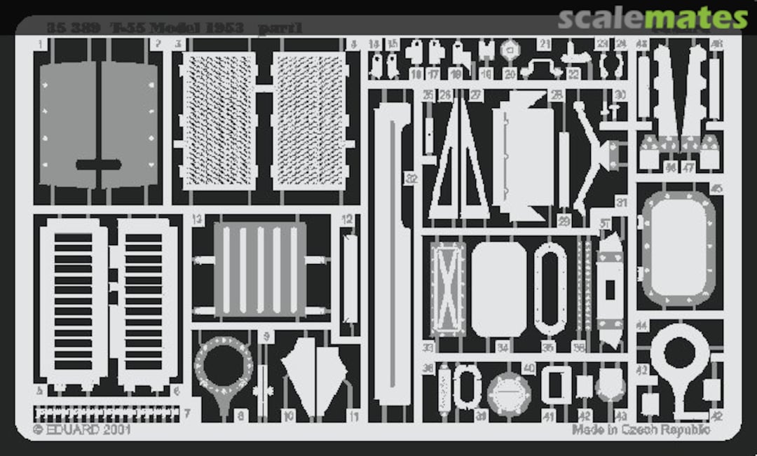 Boxart T-55 Model 1953 35389 Eduard