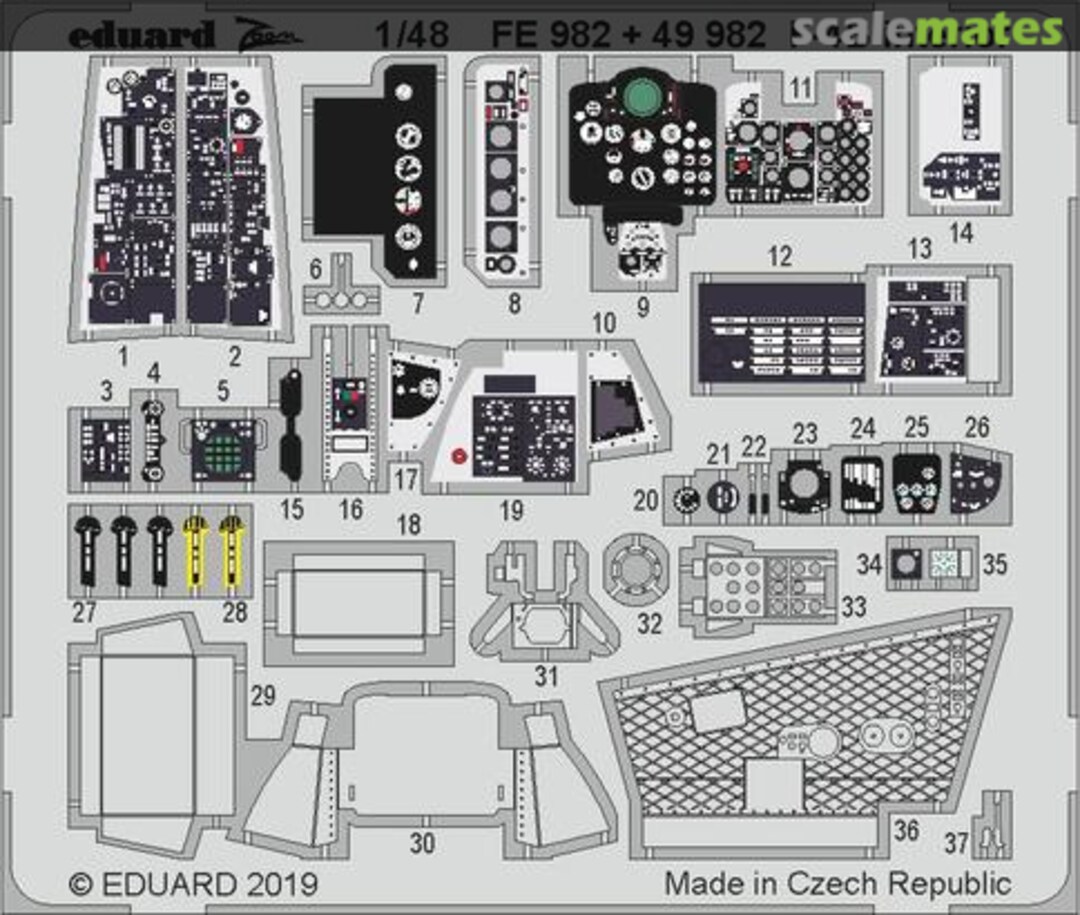 Boxart F-4B interior FE982 Eduard