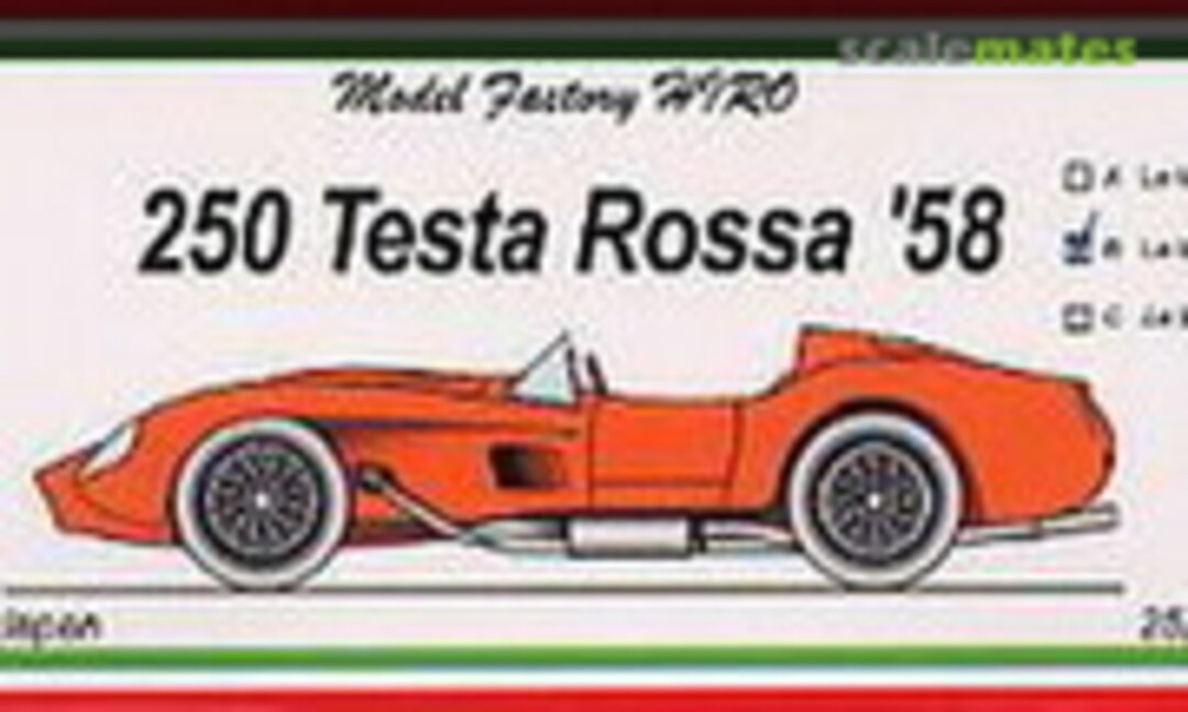 1:24 Ferrari 250 Testa Rossa (Model Factory Hiro K-024)