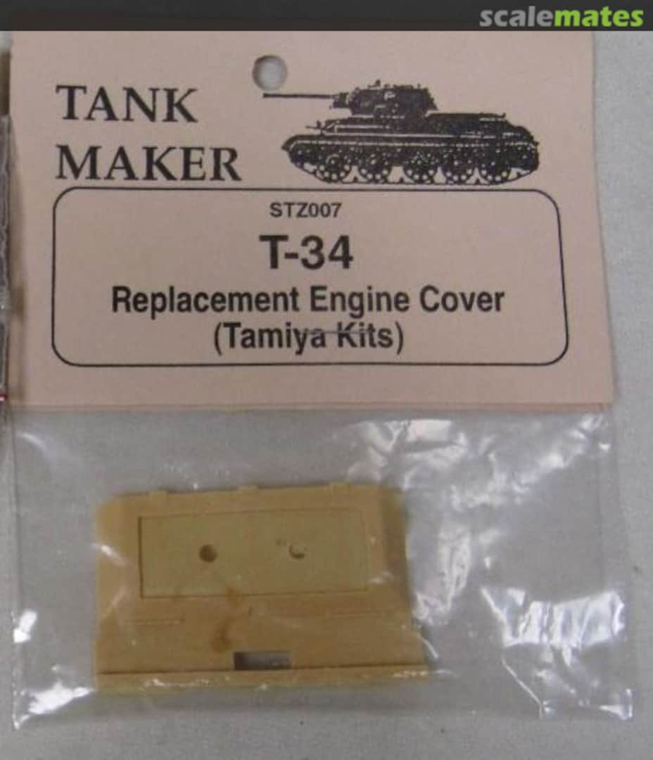 Boxart T-34/76 Engine cover STZ007 Tank Maker