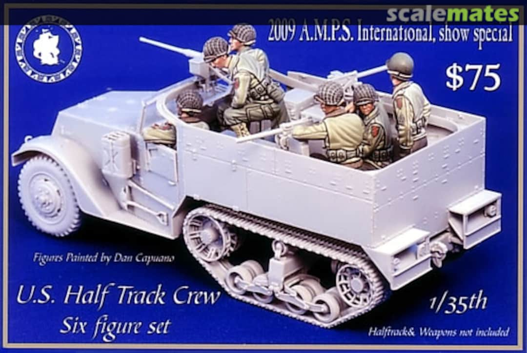 Boxart U.S. Halftrack Crew NWM-35037 New World Miniatures