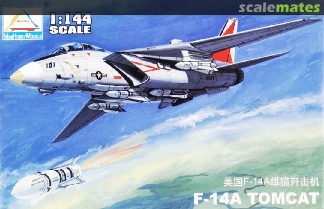 Boxart F-14A Tomcat 80408 Mini Hobby Models