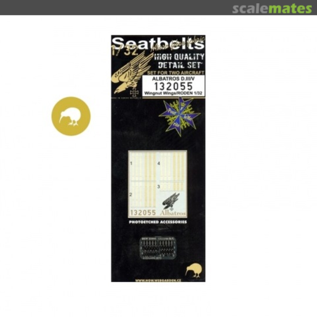 Boxart Albatros D.III/D.V - Seatbelts Set 132055 HGW Models