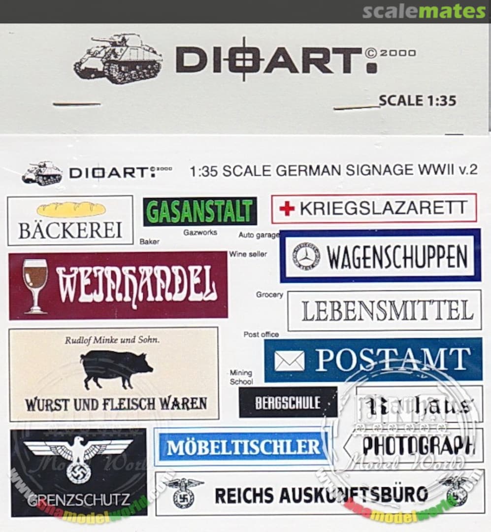 Boxart German Signage WWII v.2 098 DioArt