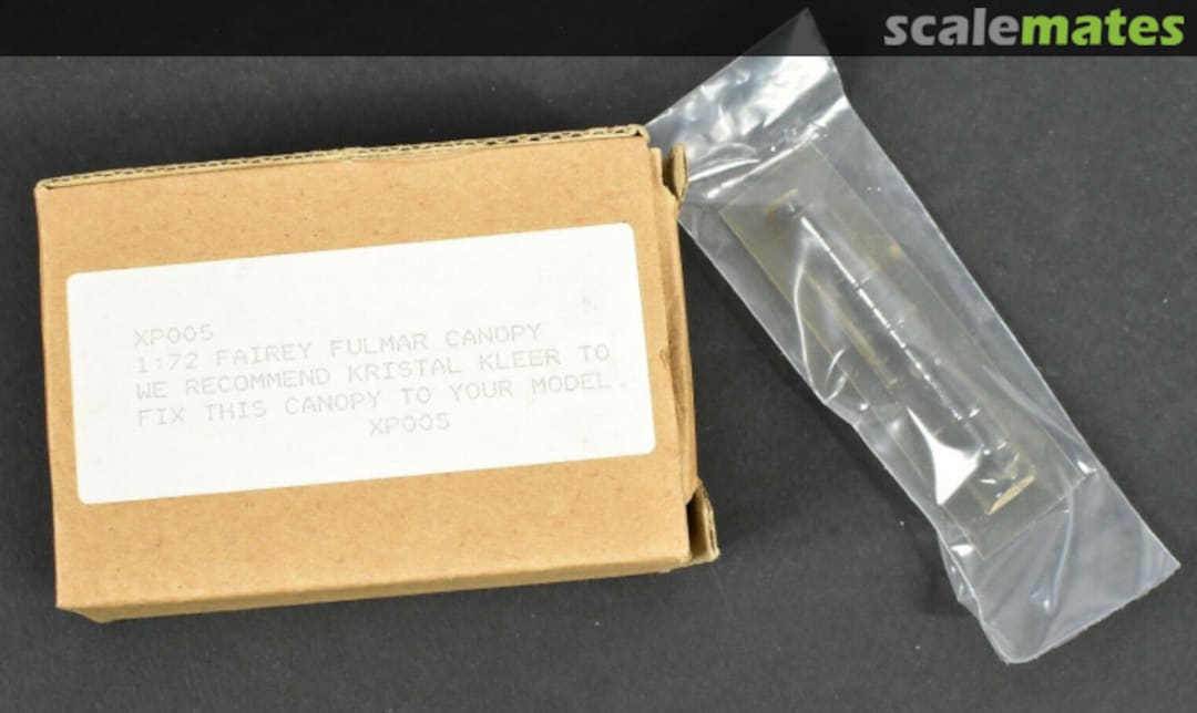 Contents Fairey Fulmar Canopy XP05 Xtraparts