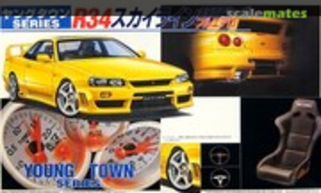 1:24 R34 Skyline 25GT Turbo Full Aero (Fujimi 18528)