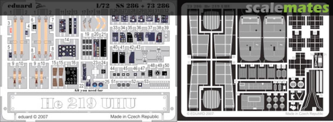 Boxart He 219 Uhu S.A. 73286 Eduard