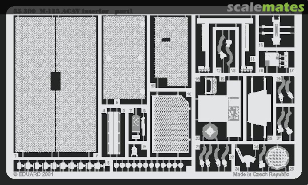 Boxart M-113 ACAV interior 35390 Eduard