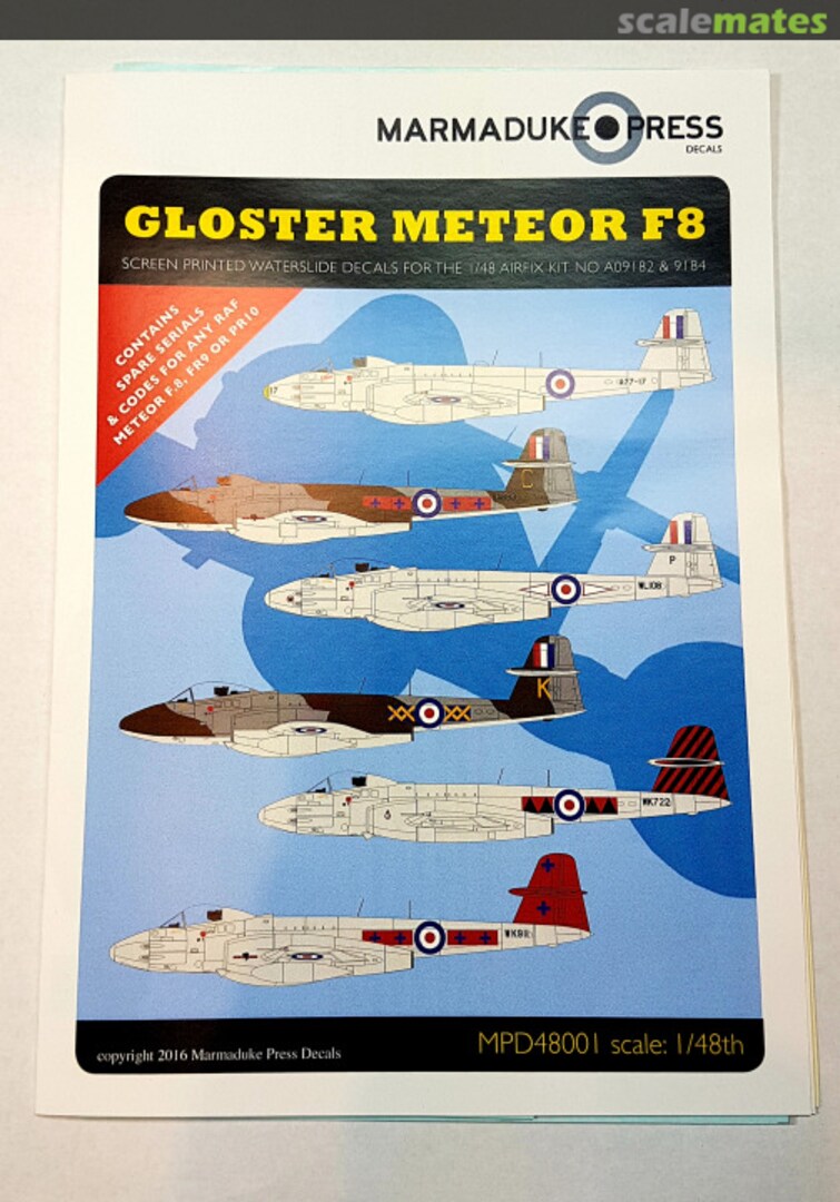 Boxart Gloster Meteor F8 MPD48001 Marmaduke Press