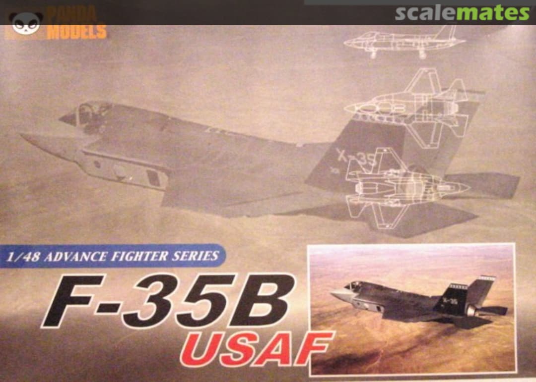 Boxart Lockheed F-35B USAF 48001 Panda Models