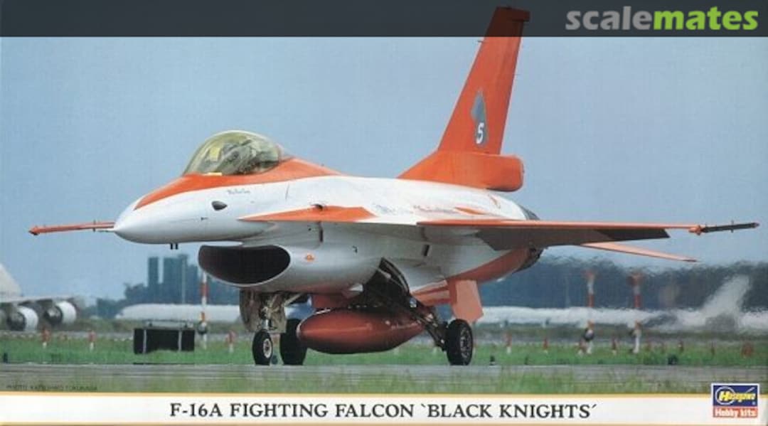 Boxart F-16A Fighting Falcon `Black Knights´ 09387 Hasegawa