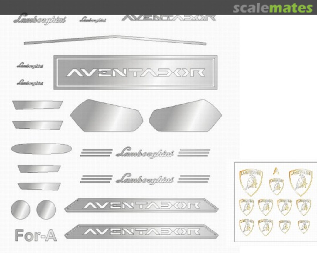 Boxart Lamborghini AVENTADOR LP-700 Sticker MS-039 A+ Club