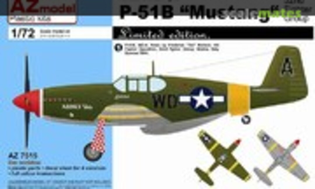 1:72 P-51B &quot;Mustang&quot; (AZmodel AZ7515)