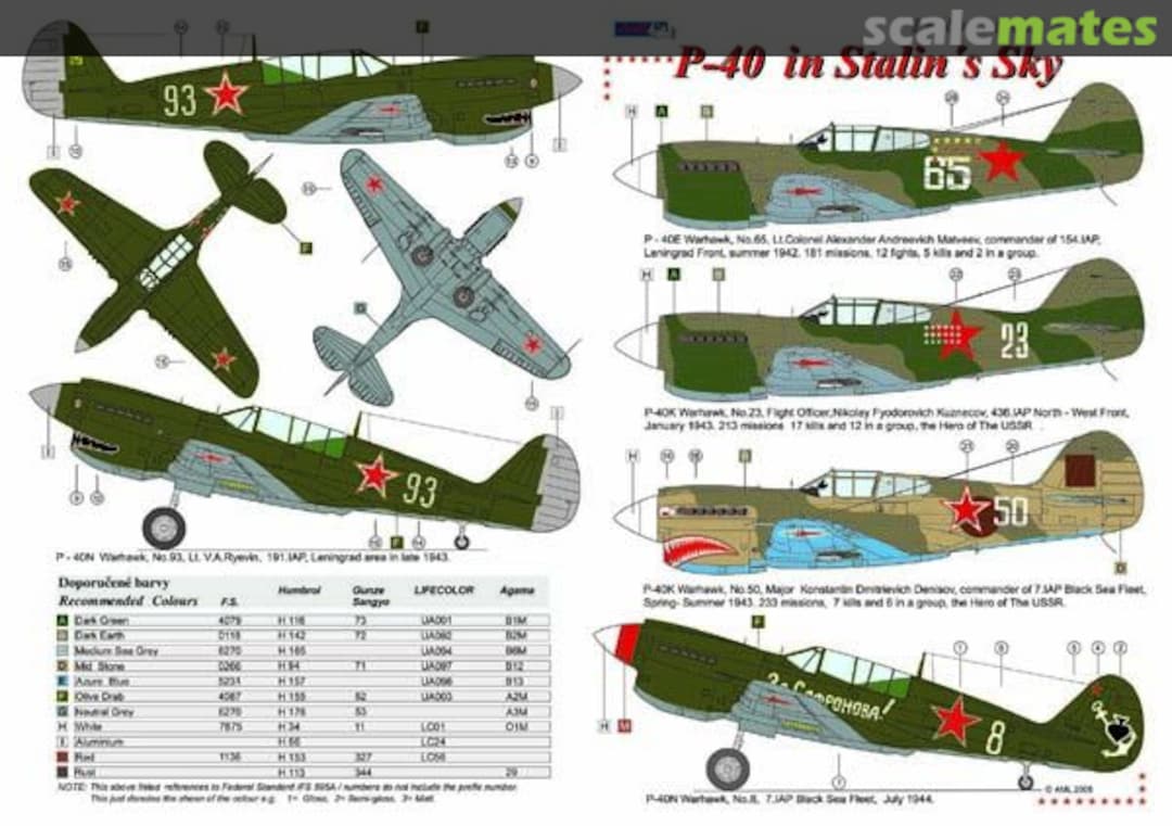 Boxart P-40 in Stalin's Sky AMLD72019 AML