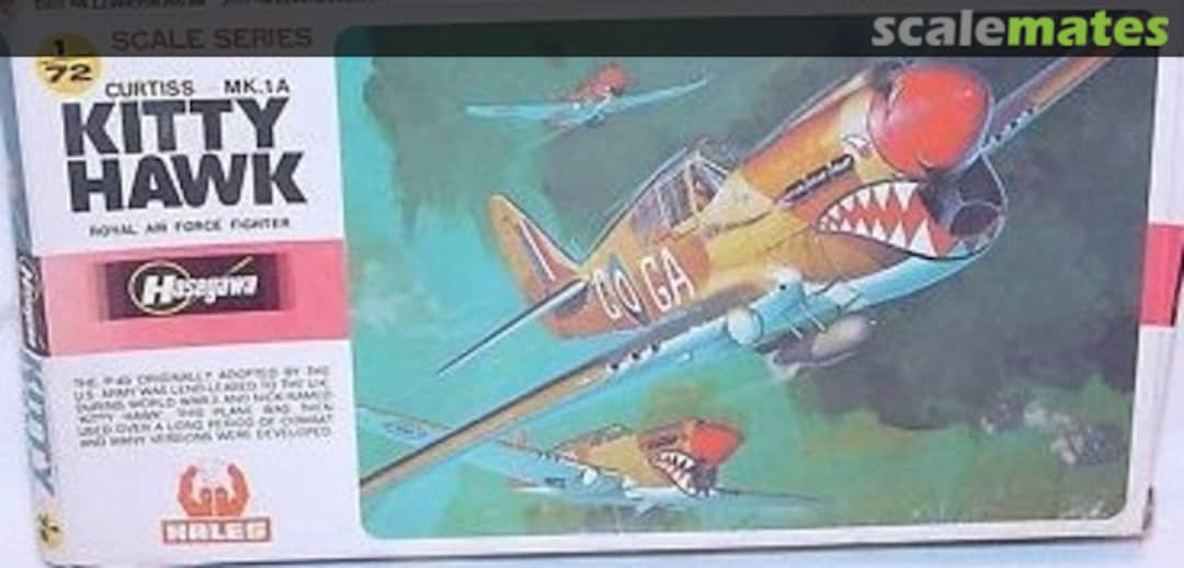 Boxart Curtiss Mk.1A Kitty Hawk JS-114 Hasegawa/Hales