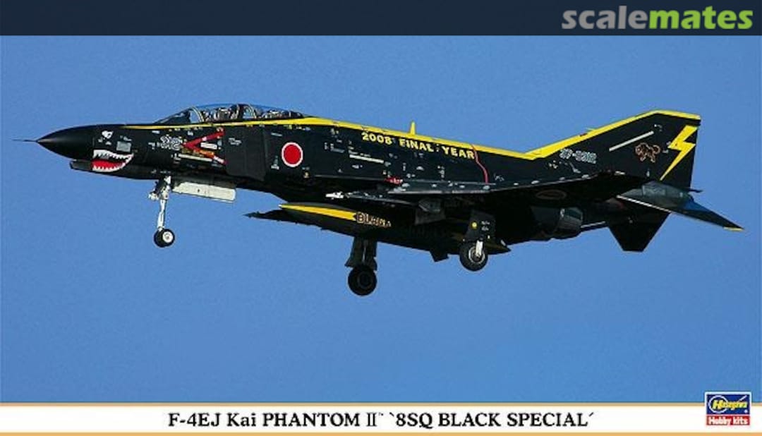 Boxart F-4EJ Kai Phantom II '8SQ Black Special' 00941 Hasegawa