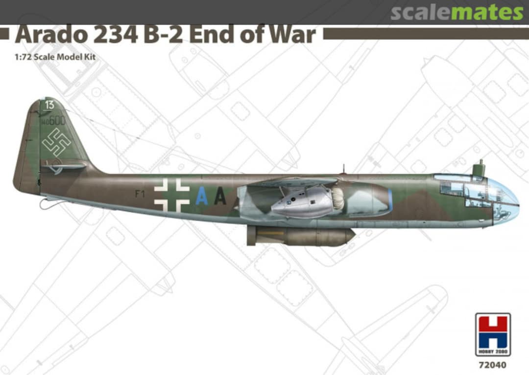 Boxart Arado 234 B-2 End of War 72040 Hobby 2000