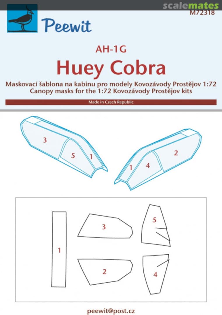 Boxart Huey Cobra M72318 Peewit