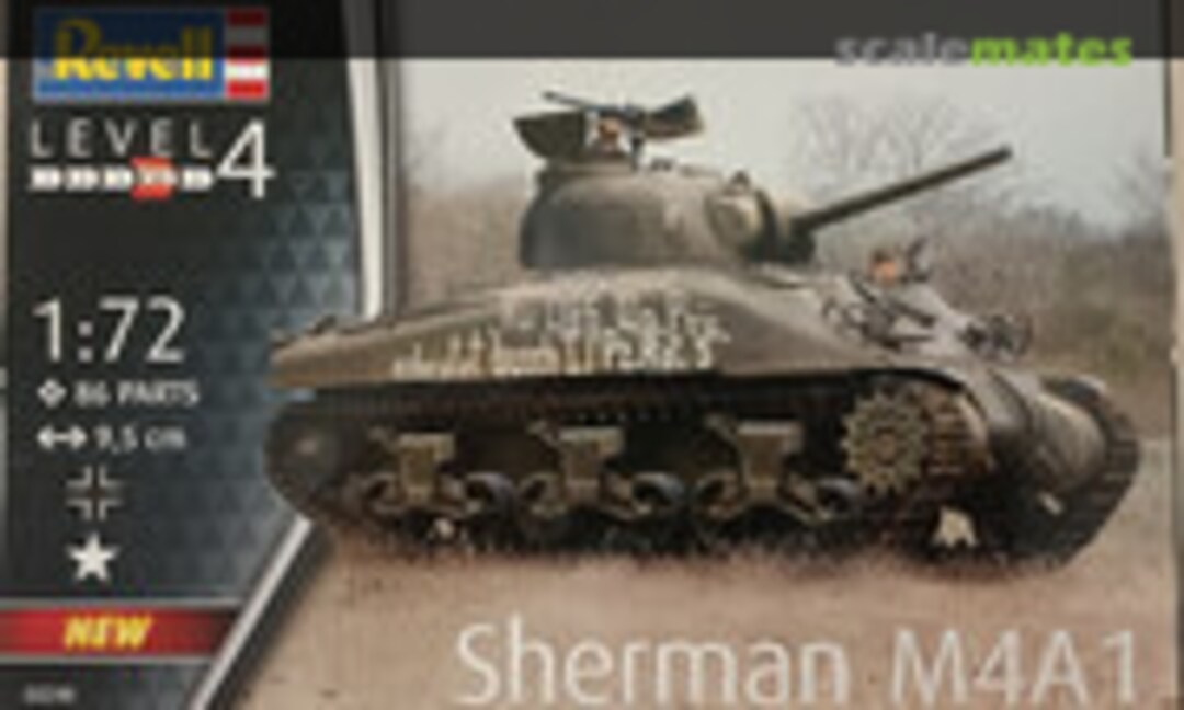 1:72 Sherman M4A1 (Revell 03290)