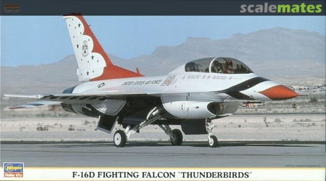 Boxart F-16D Fighting Falcon `Thunderbirds´ 09406 Hasegawa