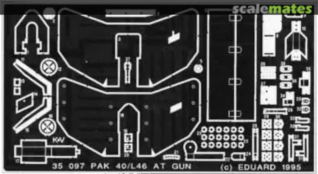 Boxart PaK 40/L46 Anti-Tank Gun 35097 Eduard