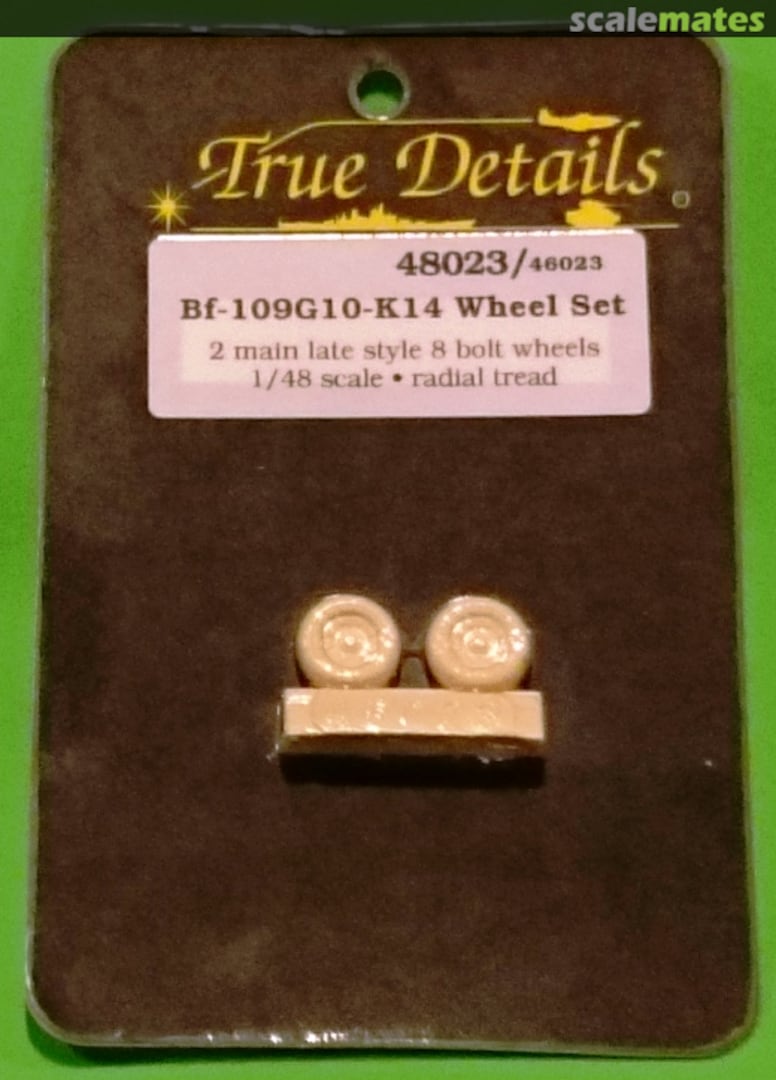 Boxart Bf 109 G10-K14 Wheel Set 48023 True Details