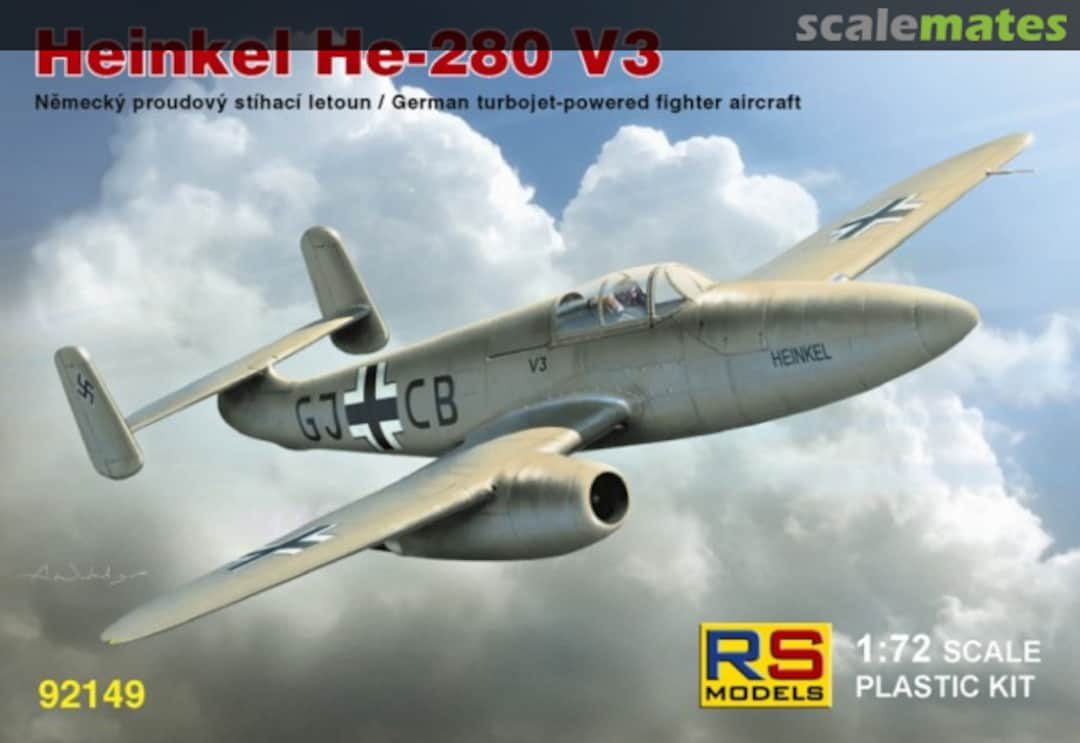 Boxart Heinkel He-280 V3 92149 RS Models