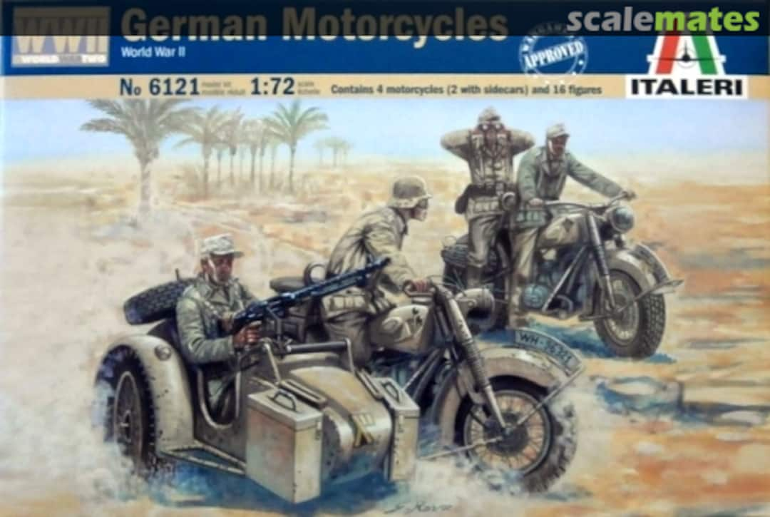 Boxart German Motorcycles 6121 Italeri