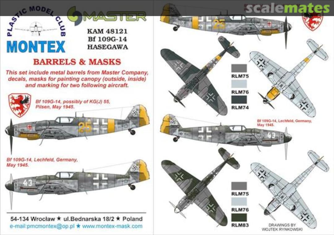 Boxart Bf 109G-14 KAM48121 Montex