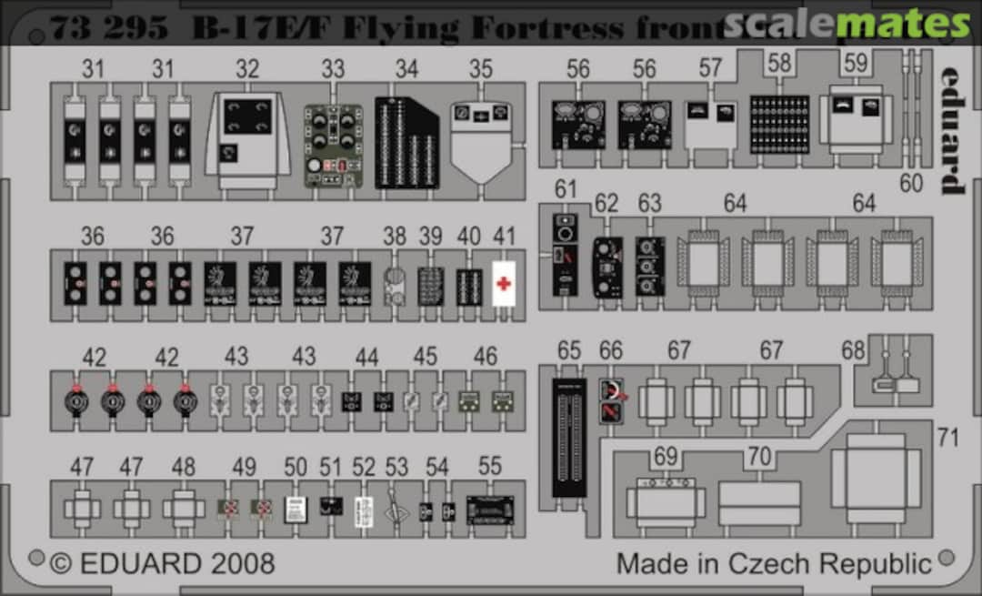 Boxart B-17E/F front int. S.A. 73295 Eduard