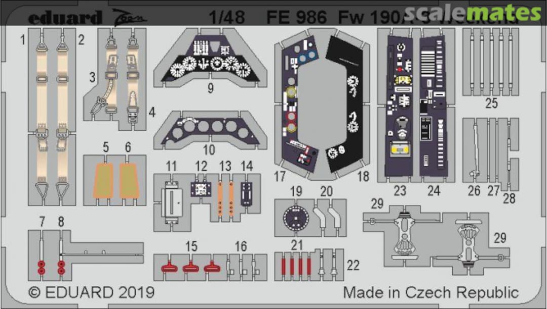 Boxart Fw 190A-3 FE986 Eduard