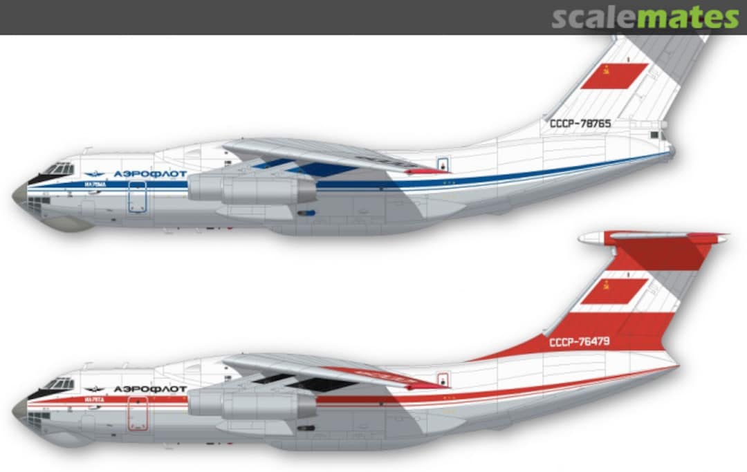 Boxart Ilyushin IL-76 Aeroflot 44-010 Liveries Unlimited / Fundekals