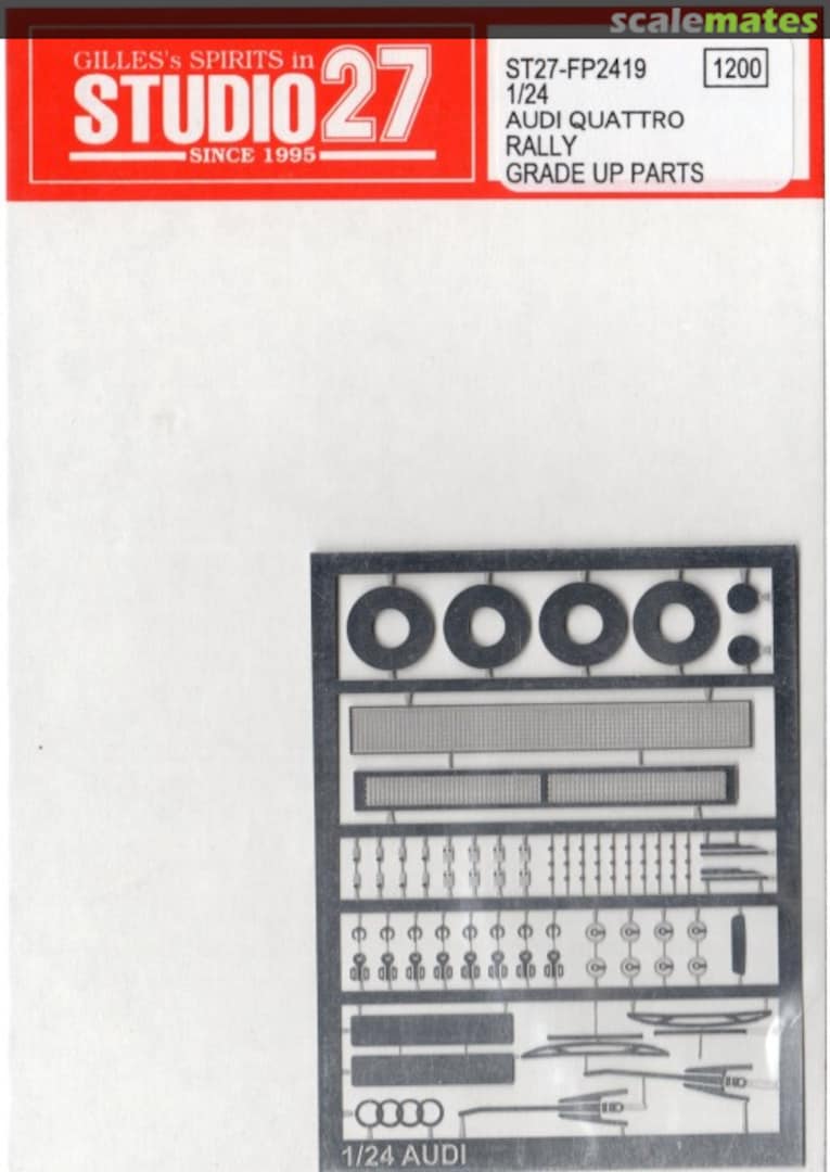 Boxart Audi Quattro Rally Grade Up Parts ST27-FP2419 Studio27