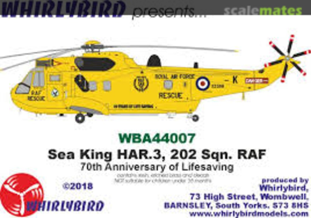 Boxart Sea King HAR.3 WBA44007 Whirlybird