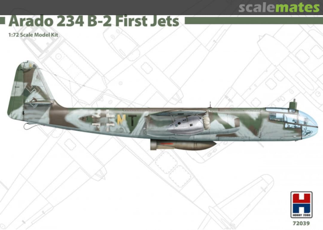 Boxart Arado 234 B-2 First Jets 72039 Hobby 2000