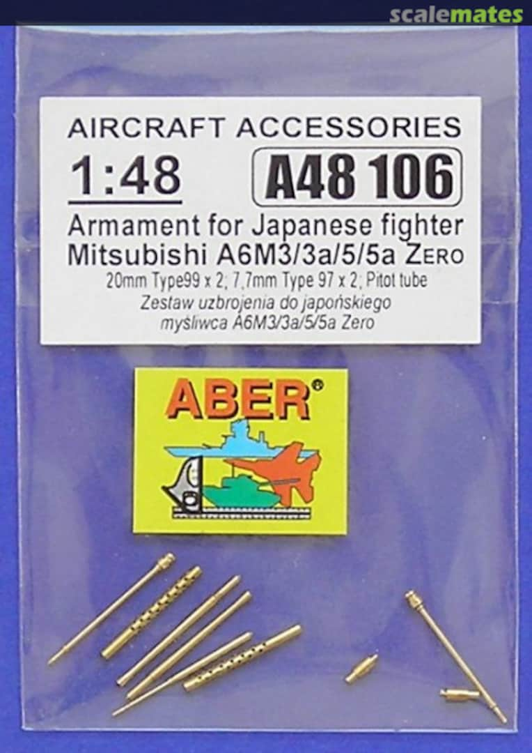 Boxart Mitsubishi A6M3/3a/5/5a Zero A48106 Aber