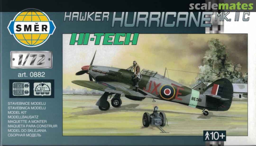 Boxart Hawker Hurricane MK. II C 0882 Směr