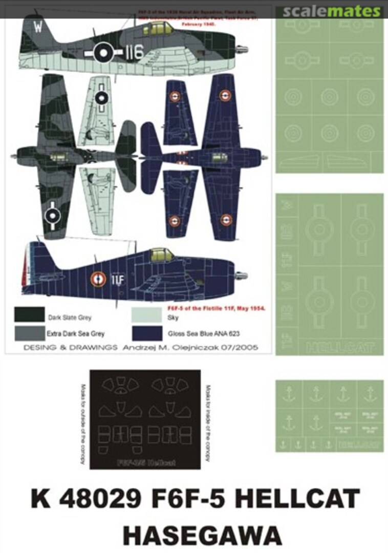 Boxart Grumman F6F-3/5 Hellcat K48029 Montex