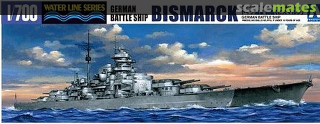 Boxart German Battleship Bismarck 042595 Aoshima