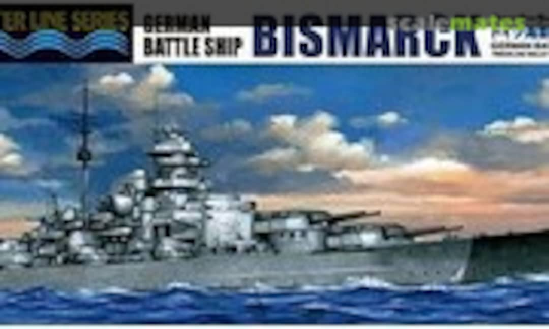 1:700 German Battleship Bismarck (Aoshima 042595)