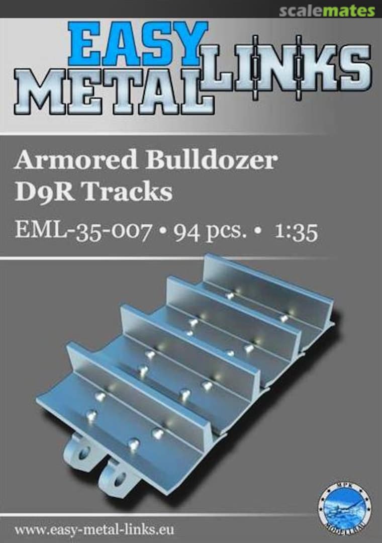 Boxart Armored Bulldozer D9R Tracks EML35-007 Easy Metal Links