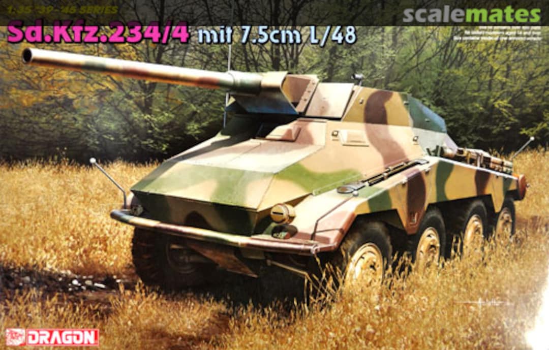 Boxart Sd.Kfz. 234/4 mit 7.5cm L/48 6814 Dragon