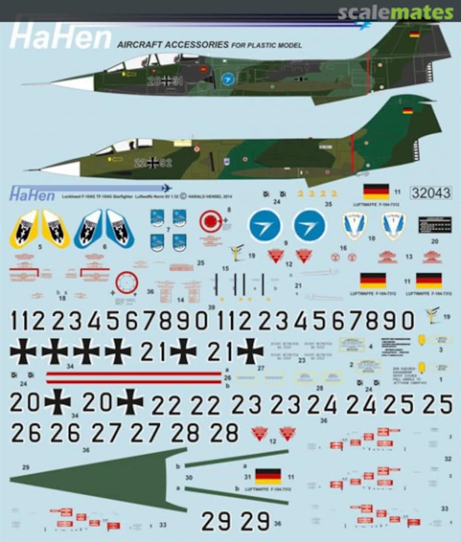 Boxart Lockheed F-104G "Norm 83" 32043 HaHen