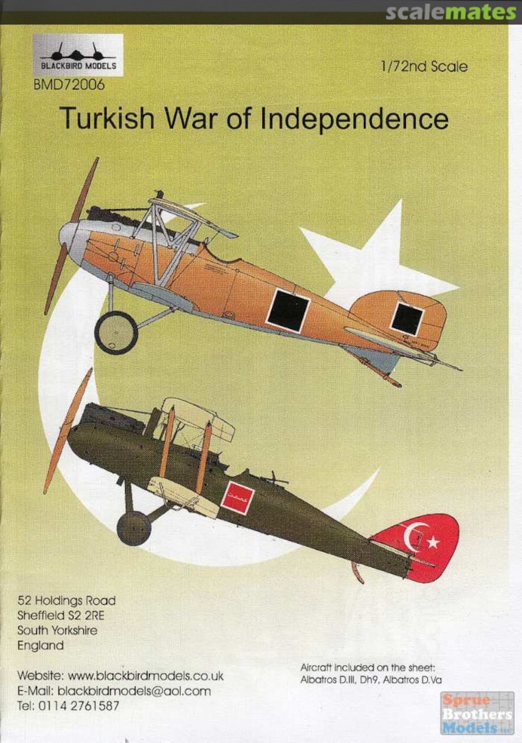 Boxart Turkish War of Independence BMD72006 Blackbird Models